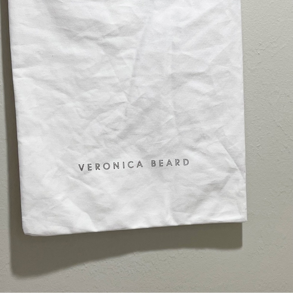 VERONICA BEARD White Graphic Dust Bag Drawstring Closure Shoes Accessories